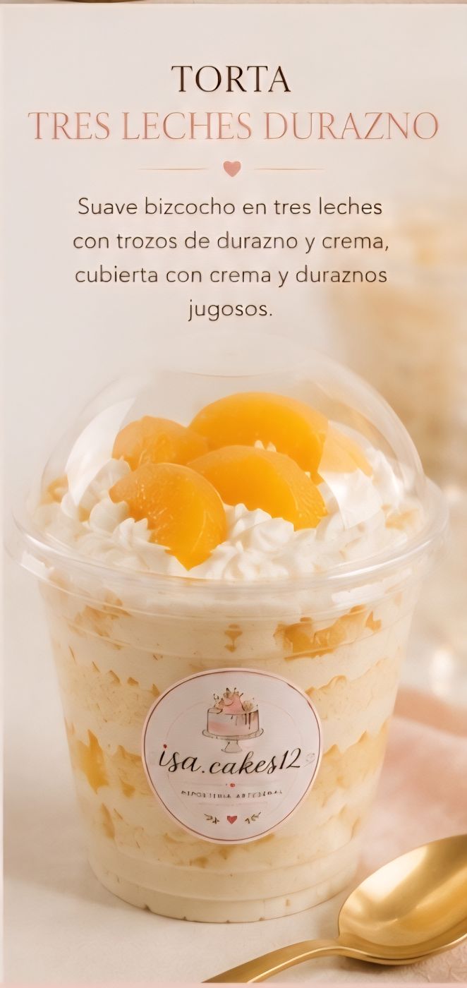 Tres Leches Durazno